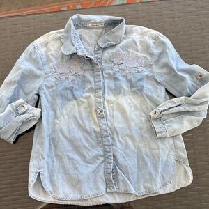 Mayoral Light Blue Kids Button Down Shirt